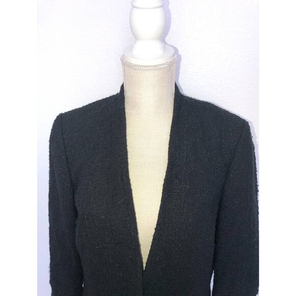 CALVIN KLEIN Tweed Slim Fit 3/4 Sleeve Blazer - 12 - Picture 5 of 7
